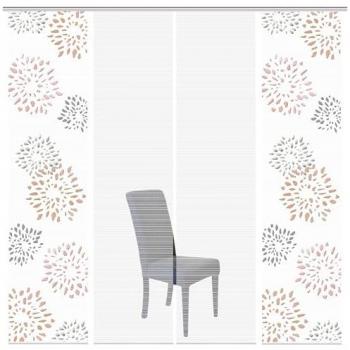 Schiebegardine VISION S SOVITA, braun (kupferfarben), B:60cm H:260cm, Polyester, DIGITALDRUCK