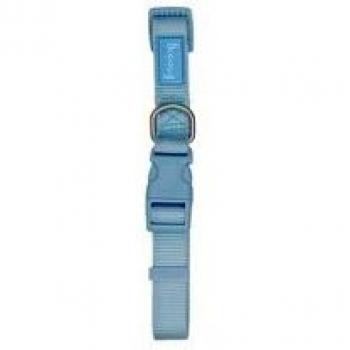 Halsband Nylon „Blaue Wolke“ für Hunde – 25 mm, 38–66 cm
