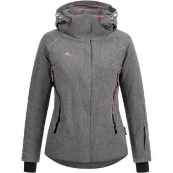 DEPROC Active Damen-Skijacke CALGARY WINTER – 75 % Polyamid / 25 % Polyester, verstellbarer Klettverschluss