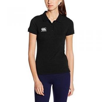 UK Size 18 Canterbury Women’s Waimak Polycotton Polo – Black