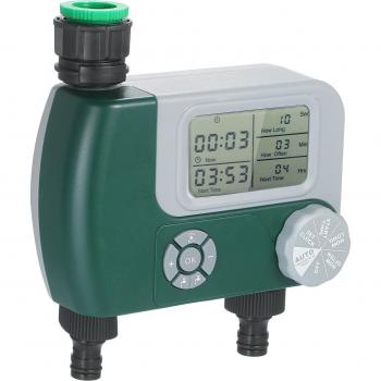 Outdoor Irrigation Controller with Dual Outlet