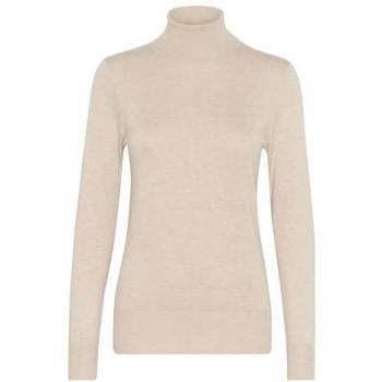 Pull col roulé femme KAFFE Astrid Noir 1XL