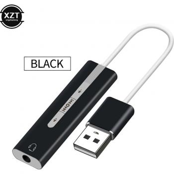 Carte Son 7.1 USB 3.5 mm – Adaptateur 2 en 1 Audio + Microphone
