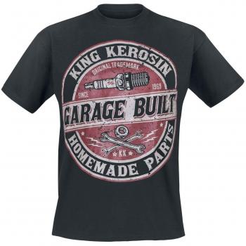 King Kerosin Garage Built T-Shirt Black