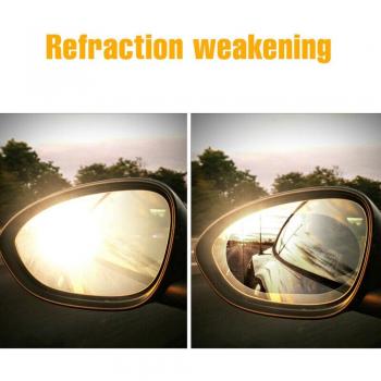 Película transparente para herramientas de retrovisor