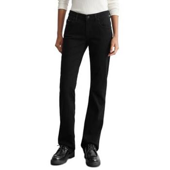 Marc O'Polo Damen Bootcut Jeans Nella aus superstretchigem Organic Cotton-Mix schwarz 30/30