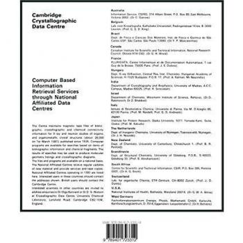 Molecular Structures and Dimensions: Bibliography 1979