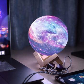 Color Changing 3D Moon Lamp LED Night Light for Children