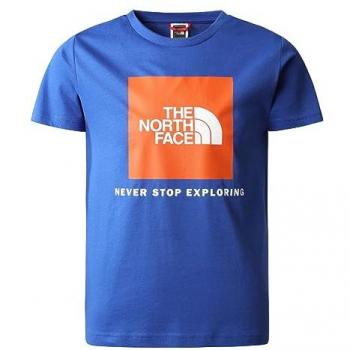 The North Face Top corto rosso/blu M