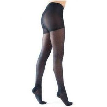 Varisan Noir‑Rose C2 : Collants Matte Plumetis
