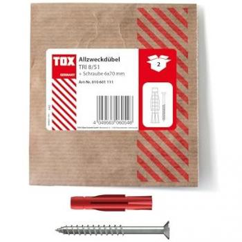 Paroie universelle Tri 8×51 mm avec fixation en vis (x2)