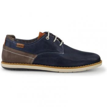 Pikolinos Jucar M4E-4104C1 Herren Halbschuhe aus Leder mit herausnehmbarer Einlage, Blau