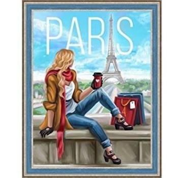Kunst-Diamantset „Morgendämmerung Paris“ – AZ‑1575