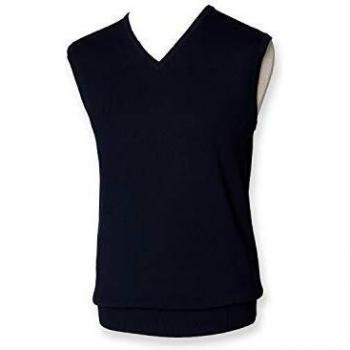 XL Navy Henbury Sleeveless V-Style