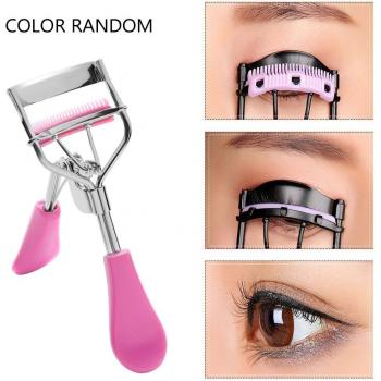 Eye Beauty Eyelash Curler with Tweezers