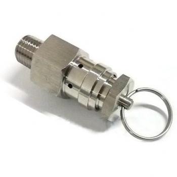 SS304 1/4 NPT Safety Valve for Air Compressors 1bar Pressure Relief