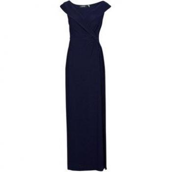 LAUREN RALPH LAUREN Abito lungo spacco laterale
