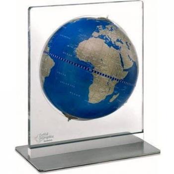 Blue Zoffoli Cardboard World Globe – 32 × 22 × 32 cm