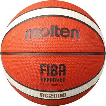 Molten BG2000 Indoor/Outdoor Basketball Size 7, Orange/Ivory