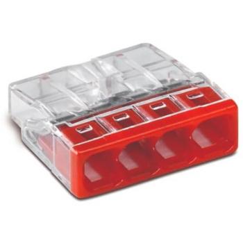 Kit 10 bornes Wago Série 2273 – 4 entrées, compatibilité 5‑25 mm²