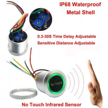 Commande de porte avec capteur sans contact et étanchéité IP68