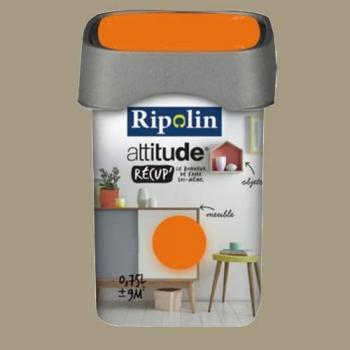 RIPOLIN Peinture Sépia Satin Récup' 0,75L