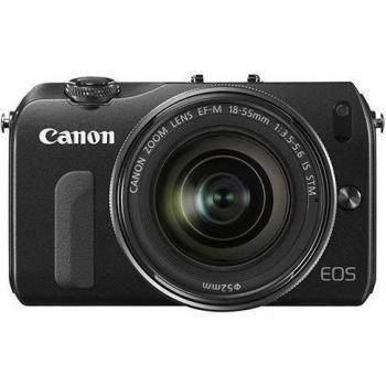 EOS M Kit (Schwarz) – Canon 18–55 mm f/3.5‑5.6 IS STM