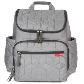 Skip Hop Forma Dual-Function Grey Backpack/Changing Bag