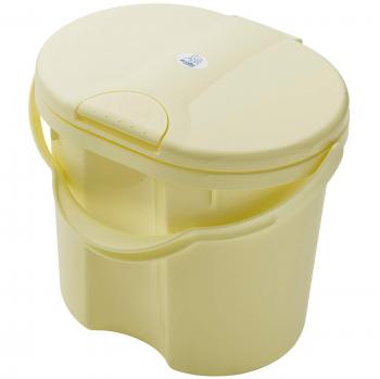 Rotho Babydesign TOP Windeleimer, Tipp-Deckel, 11l, Ab 0 Monate, Gelb Delight