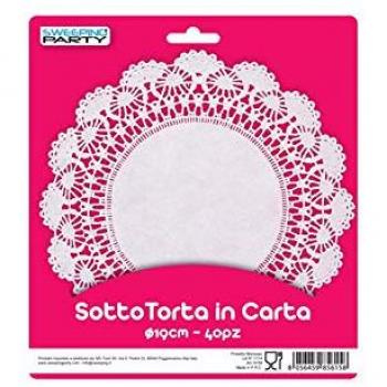 Sottotorta Party Merletto 19 cm (40 pezzi)