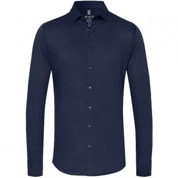 Desoto Herren Jerseyhemd Blau Größe S