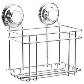 WallMate Chrome Compact Shower Shelf