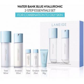Laneige Water Bank Blue Hyaluronic 2-Stufen-Essential-Set (Für empfindliche Haut)