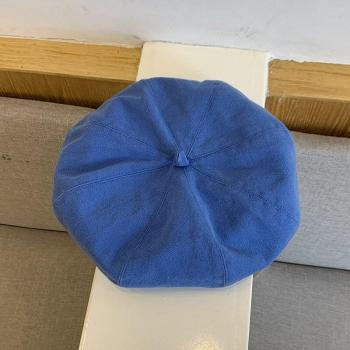 2022 Women's Solid Color Casual Beret Hat