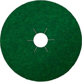 Disque de ponçage fibre CS‑570 Klingspor 180 × 22 mm Grain 80 – Lot 25 unités