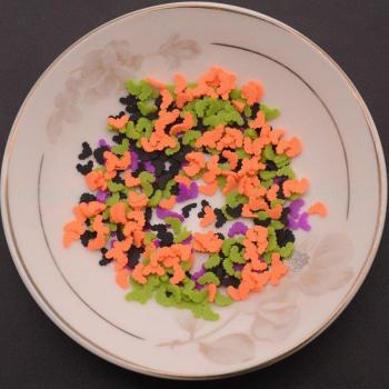 65g Multi Color Bat Polymer Clay Slices for Slime Filling