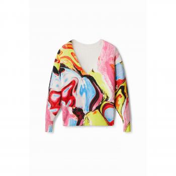 Desigual Eugenia Damenpullover mit Muster