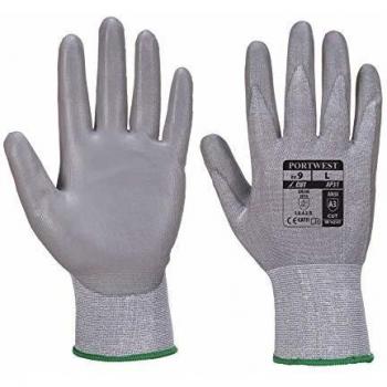 Portwest Senti Cut Lite Work Glove, Size: S, Black/Grey