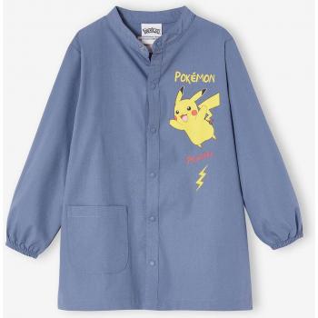 Tablier bleu grisé avec motifs Pokémon pour garçon