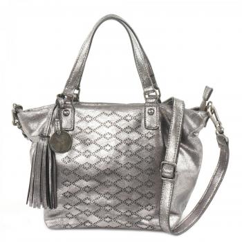 Silberne S‑Handtasche – Sherry Edition