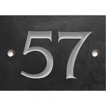 Engraved Slate Address Plaque