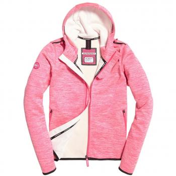 Prism Berry‑Ecru Hooded Jacke für Damen Superdry M