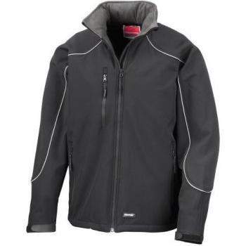 Result WORK-GUARD Kapuzenjacke XXL grau/schwarz