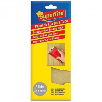 Papiers d’angle de ponçage – 8 pcs 230 × 93 mm