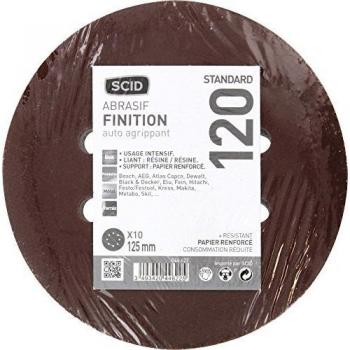 Disques corindon 125 mm grain 120 x 10