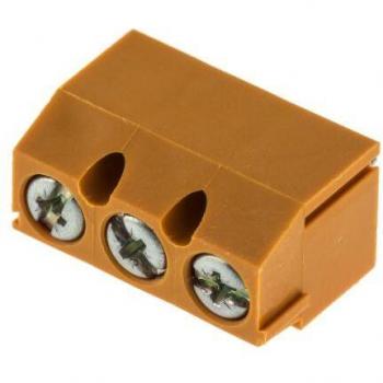 Borne Macho Weidmuller 3 Vías 24A Naranja