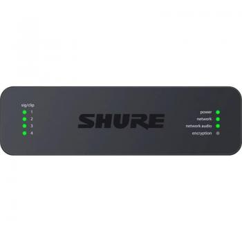 Shure Dante 4-Channel Audio Output Network Interface