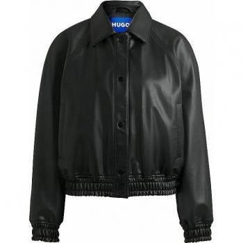 HUGO Blouson Damen Kunstlederjacke FALEA-1 (1-St)