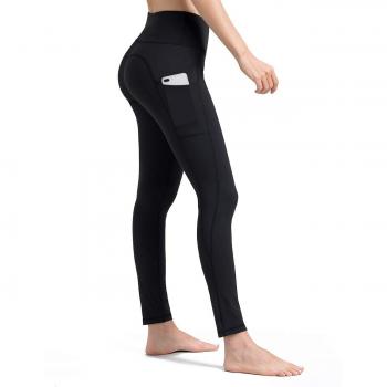 ALONG FIT Non See-through Fitness Leggings for Women, Black