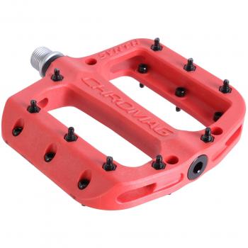 Chromag Synth, pedales de ciclismo, 110 x 107 mm, rojo